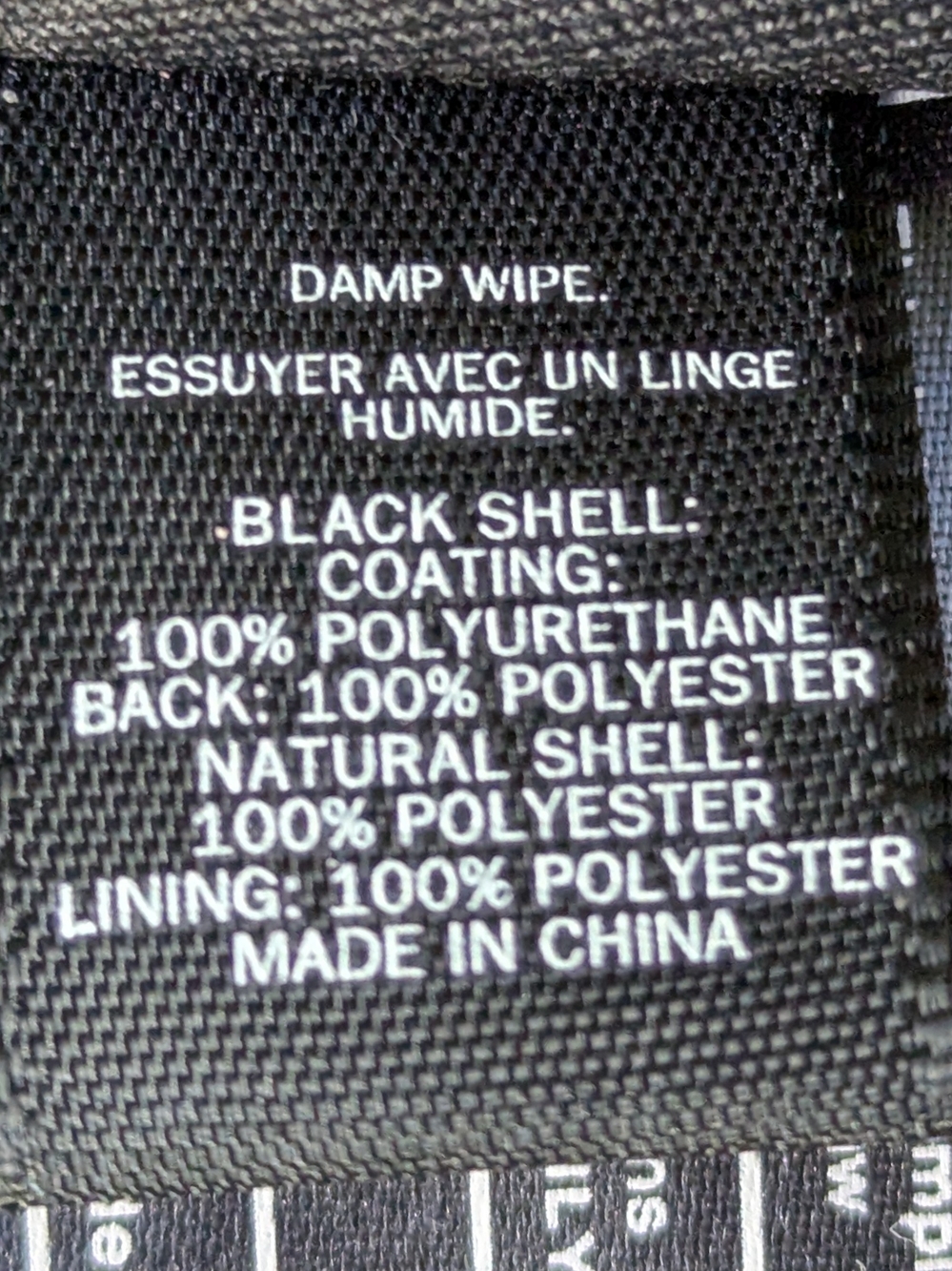 Indigo Cozy Chic Faux Shearling Sherpa Backpack Black Leather Buckle Daypack - Picture 14 of 14